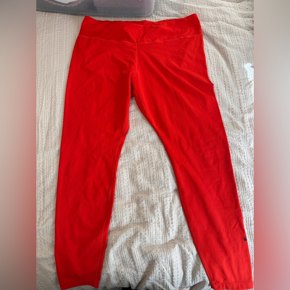 Nike Red Women's Active Leggings